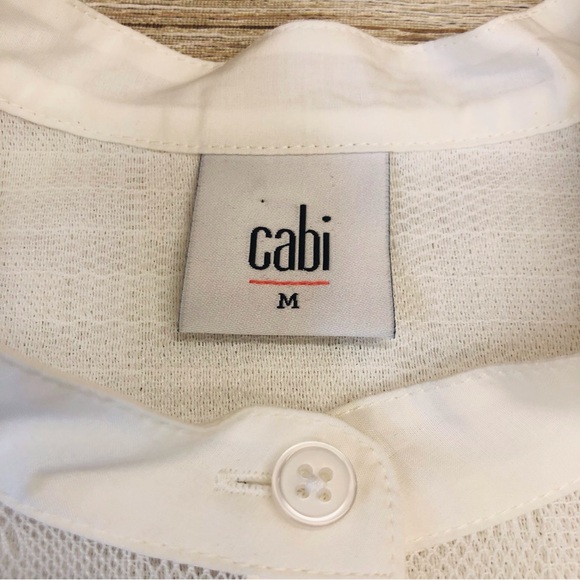 Cabi Prudence Ivory Lace Sleeveless Top - Picture 11 of 16